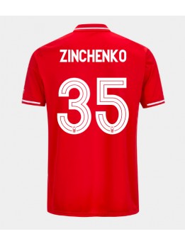 Nottingham Forest Oleksandr Zinchenko #35 Replika Hemmakläder 2025-26 Kortärmad